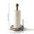 Antique Bronze Towel Holder, Ornate Metal Kitchen Roll Stand with Ball Finial, One-Hand Tear Bar and Dishcloth Hanger