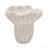 9.3X9x8.7" Sand And Cement Coral Planter With Textured Beige Finish