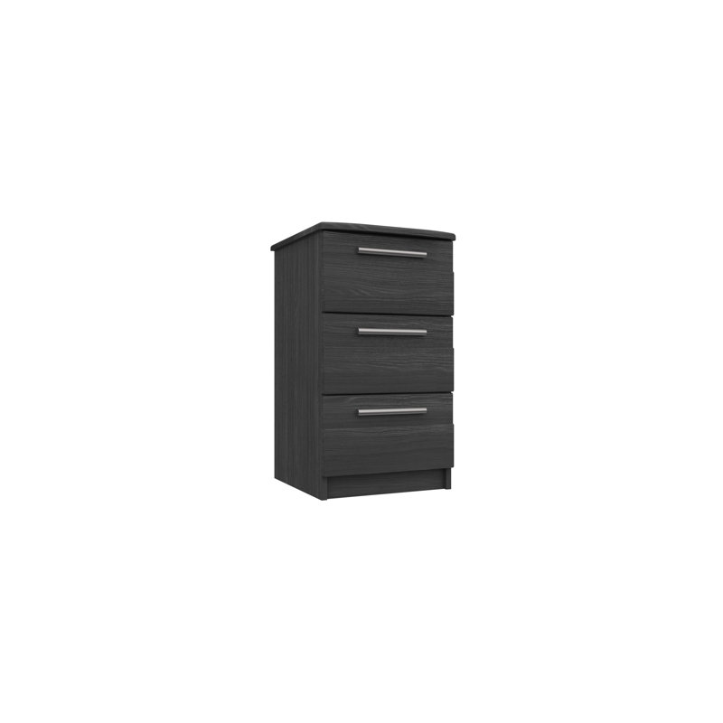 Mcginley 39.8cm W Manufactured Wood Bedside Table, Graphite