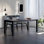 Household rectangular dining table
