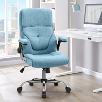 Executive Recline Extra Padded Office Chair Standard, MO17 Blue