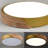 Drexton Wood LED Flush Mount Ceiling Light-1369691306