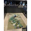 Tapis intérieur / extérieur en polypropylène tissé à la machine Saffie vert / bleu / beige-131401023