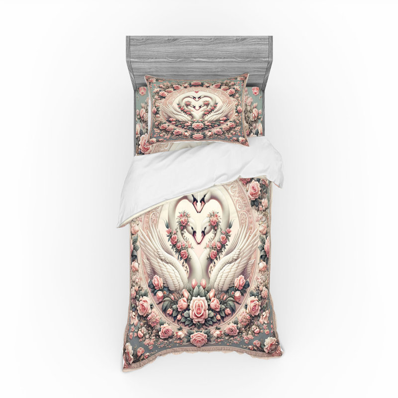 Ensemble de literie Ambesonne, Housse de couette simple très longue + 2 pièces