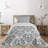 Motifs Polyester Damask Coverlet