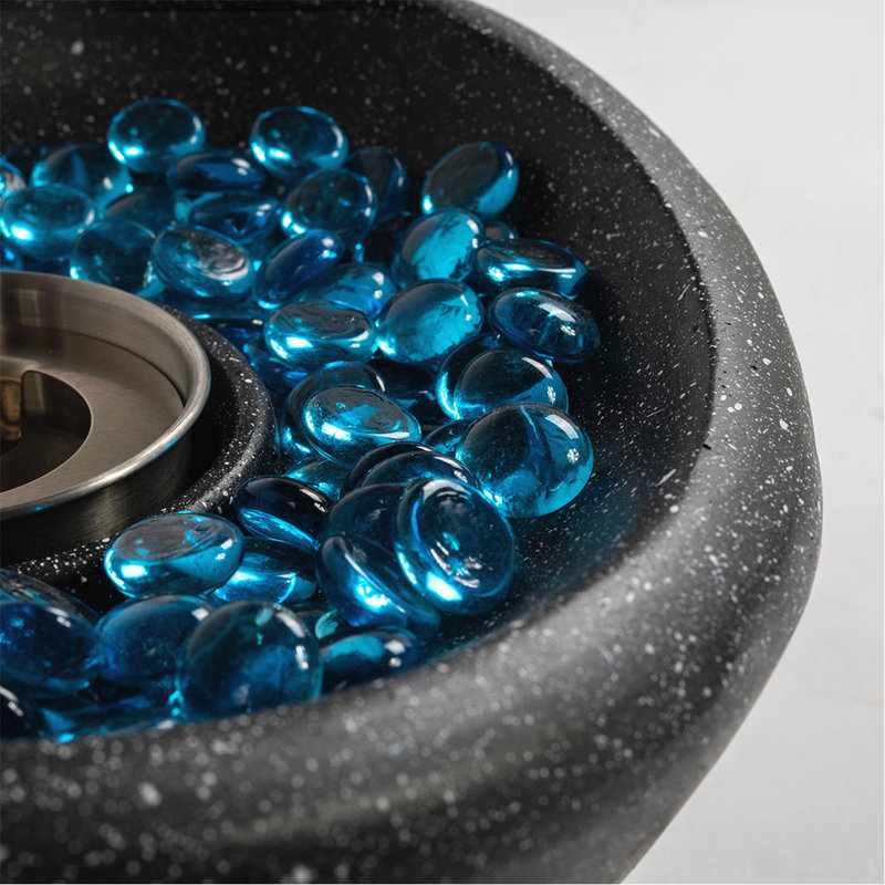 Tabletop Fire Pit Black, Outdoor & Indoor Fire Pit