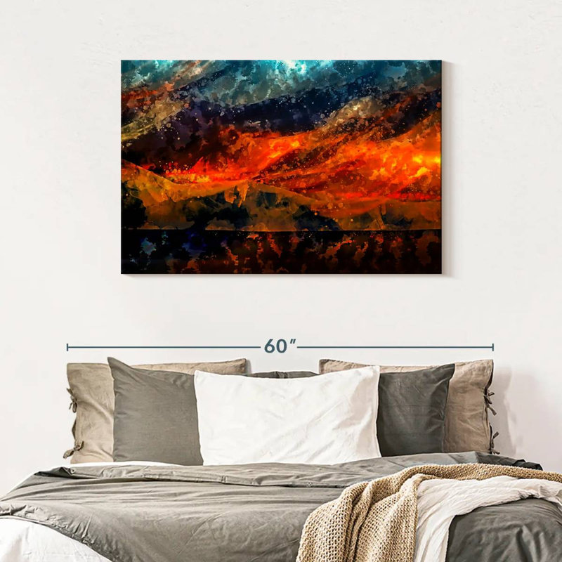 Avery Fiery Volcano, 30" H x 45" W