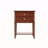 Cherry Nightstand With Storage Shelf