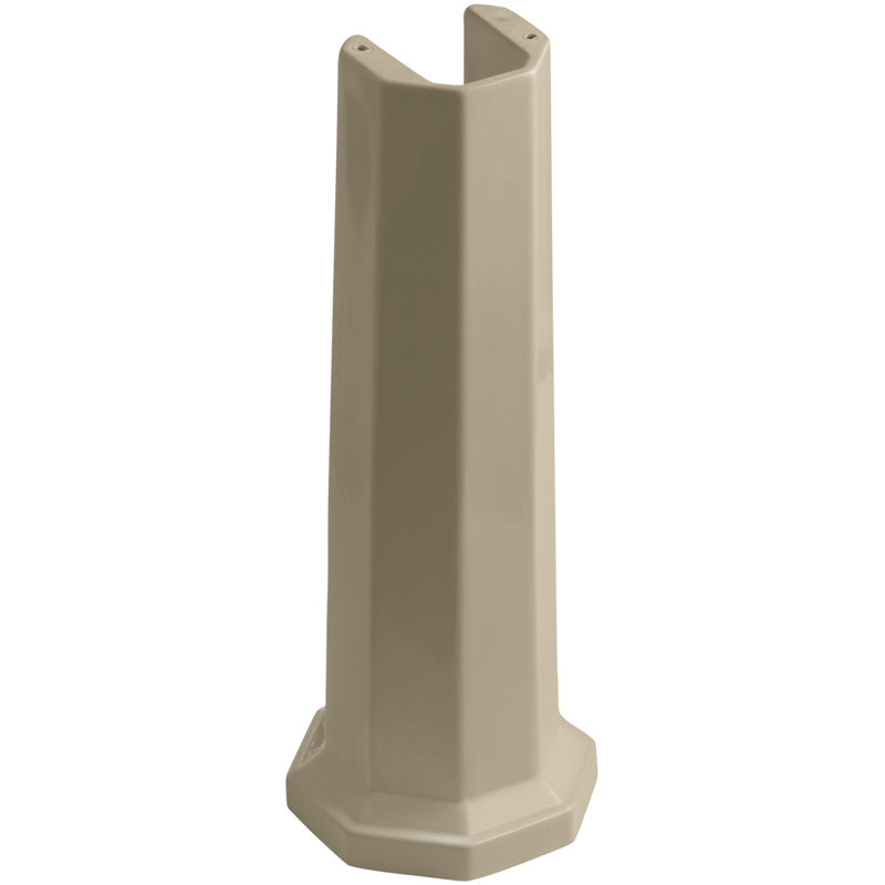 Kathryn Bathroom Sink Pedestal, Sable mexicain