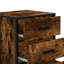 40cm W Metal Bedside Table-1167384357