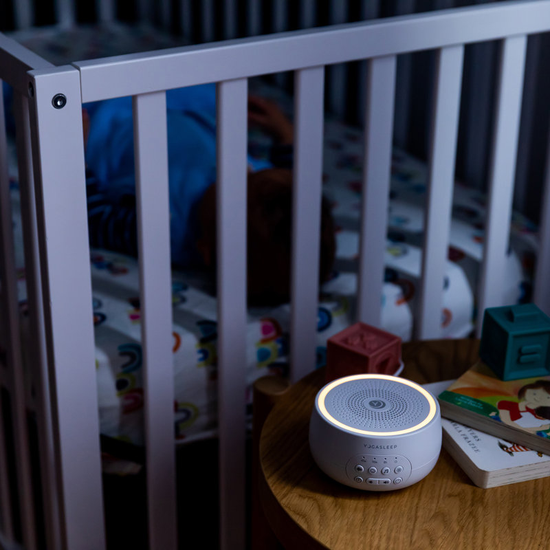 White Rechargeable Multi-Sound Machine with Night Light