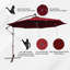 11 Ft. Outdoor Lighted Cantilever Umbrella-280848110
