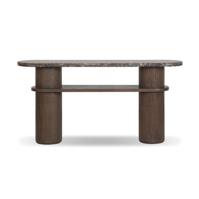 Serova 65'' W Marble Console Table