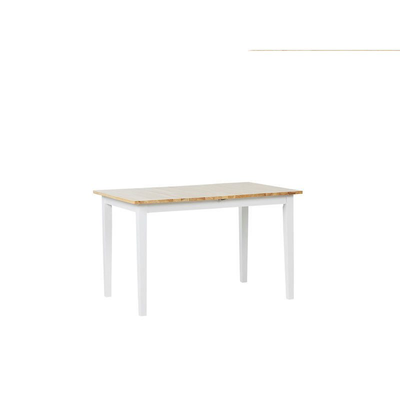 Rabun Solid Wood Dining Table, White