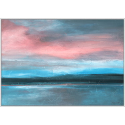 Purple Sunset Painting by Lillian August