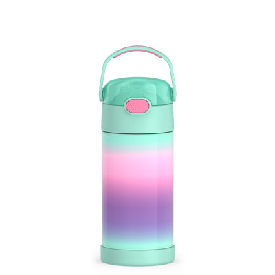 12 oz. FUNtainer® Stainless Steel Water Bottle - Mint Ombre