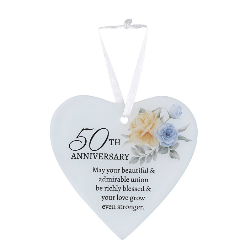 Ornement en verre 50th Anniversary