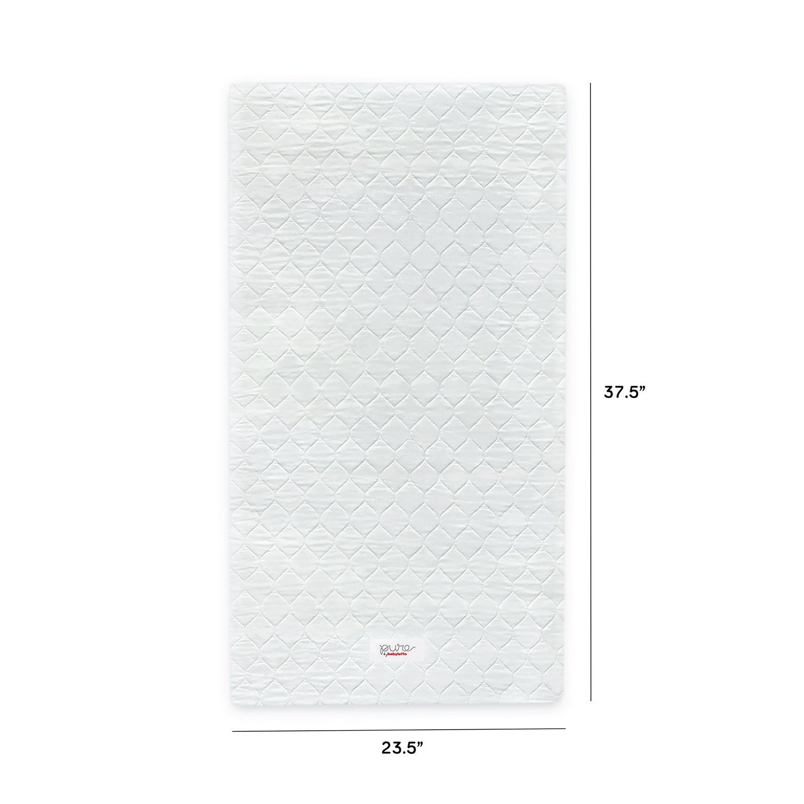 Pure Core 2-Stage Waterproof Mini Crib Mattress