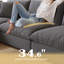 Canapé modulaire surdimensionné en U avec repose-pieds 7 pièces 156,7 po-1675214088