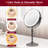8"Makeup Mirror With 1X/10X Magnification Height Adjustable Makeup Mirror-1726396965