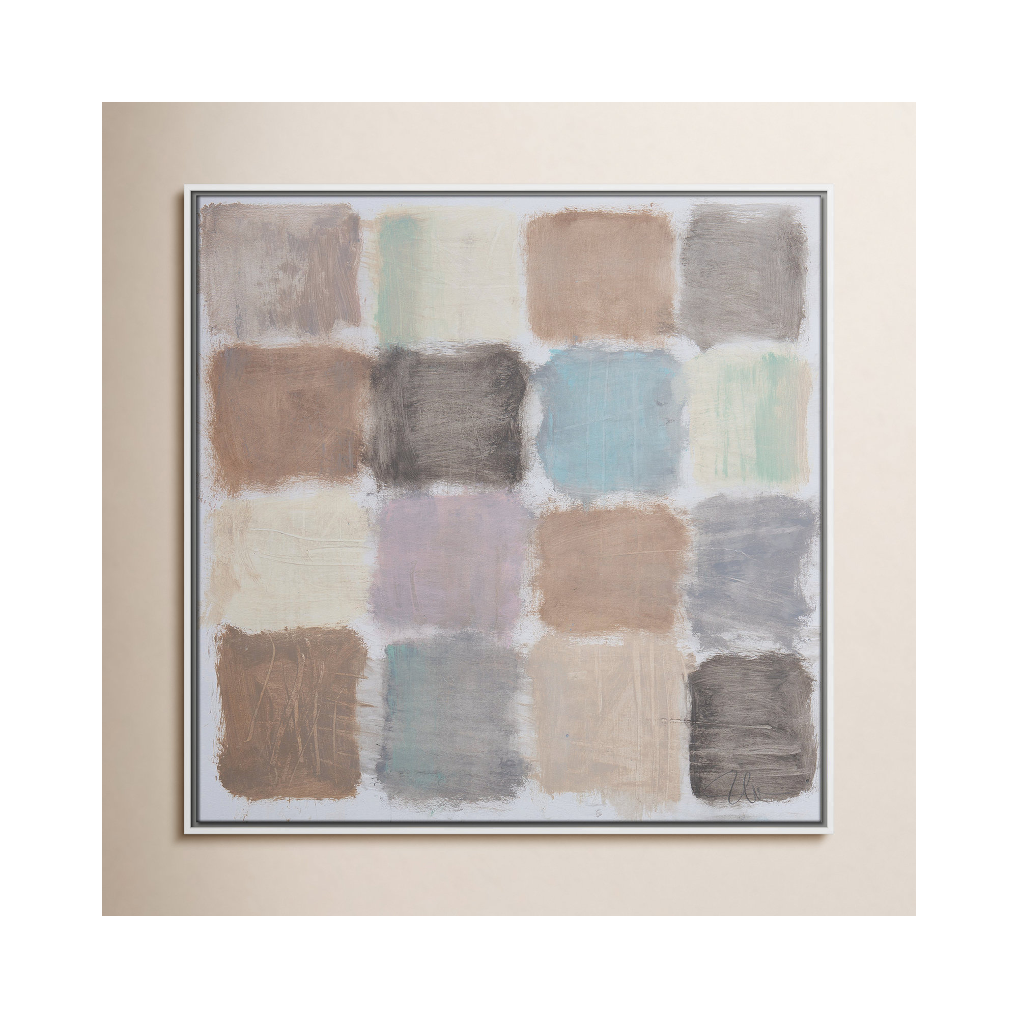 Powder Room Relections Print by Filippo Ioco for Birch Lane?, 31.5" H x 31.5" W x 2" D, White