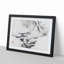 Snow Covered Bridge and Tree by Kono Bairei - Picture Frame Painting Print-55725890-55725891