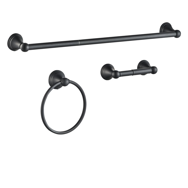 3 - Piece Bathroom Hardware Set, Brushed Nickel