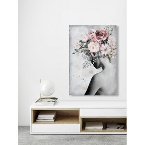 Marmont Hill Fresh Floral Crown On Canvas Print & Reviews | Wayfair