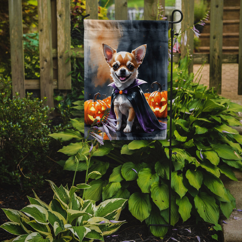 Drapeau de jardin chiot Halloween, Chihuahua