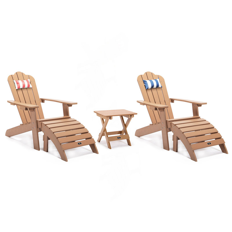 Chaise Adirondack avec porte-gobelet, chaises Adirondack d'extérieur, chaise d'appoint de patio