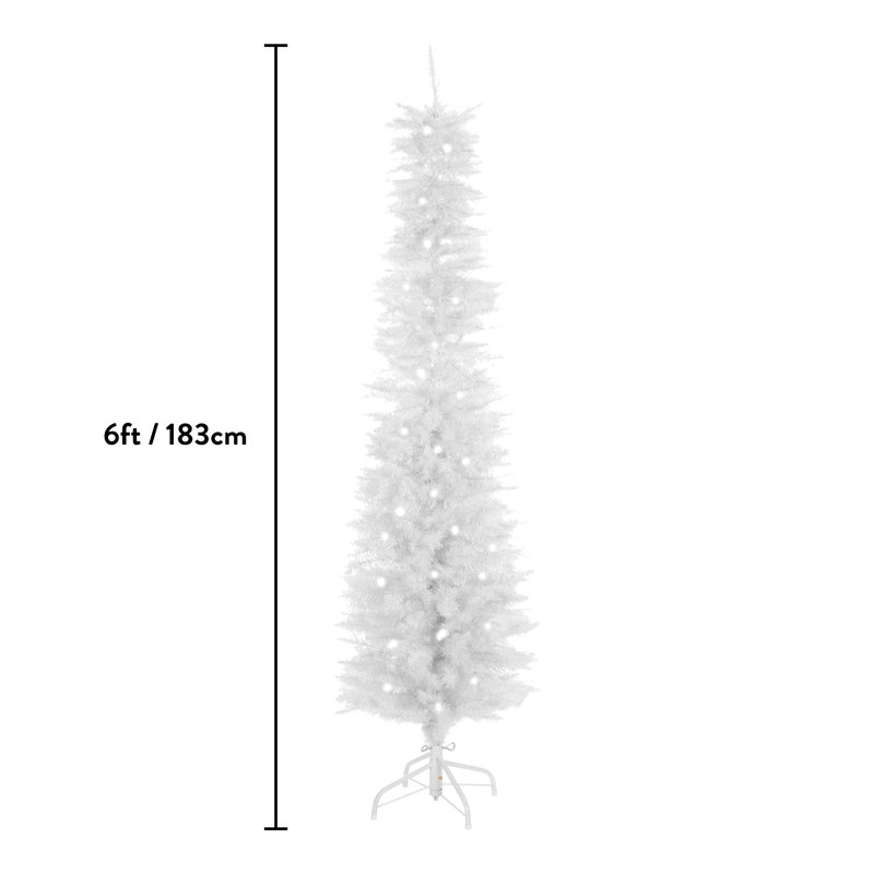 Lighted Artificial Fir Christmas Tree