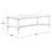Faunce Glass Top Coffee Table-695426314