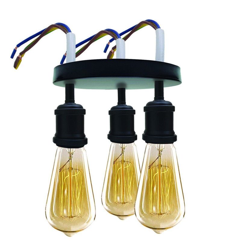 Juliaetta Semi Flush Mount, Matt Black, Yes