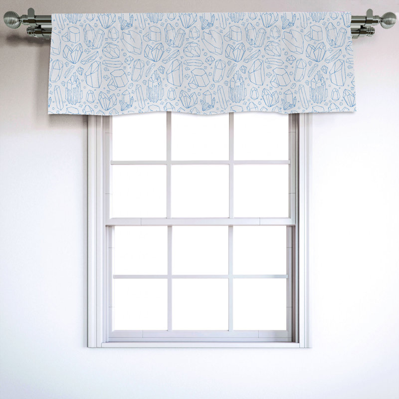 Sateen Ruffled Window Valance