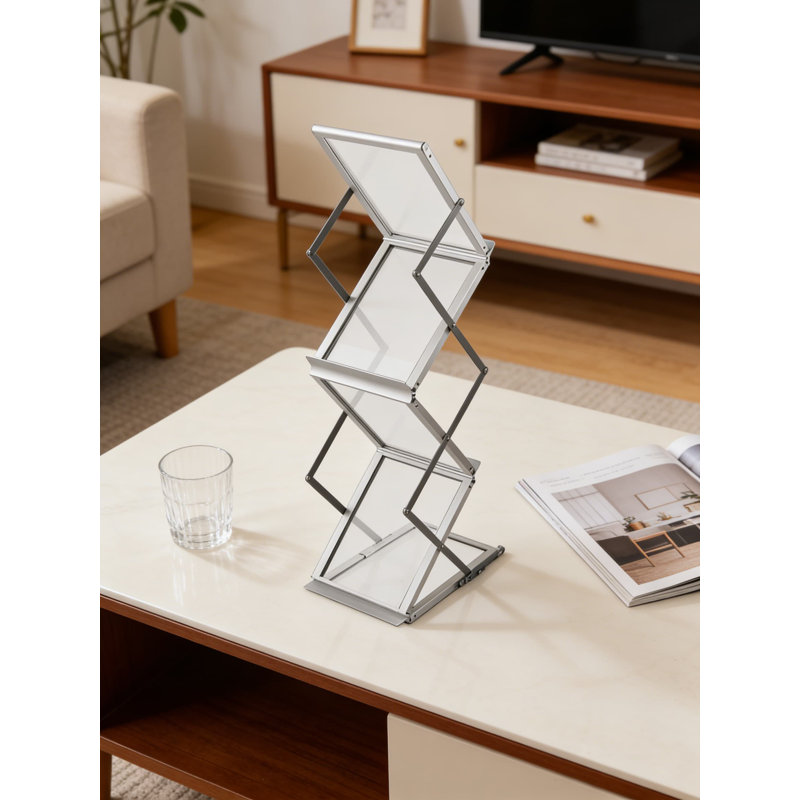 Porte-revues en aluminium pliable Huazi