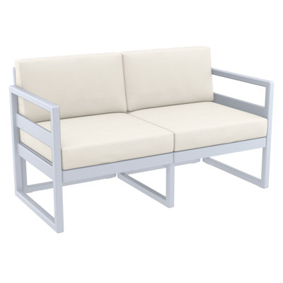 Lane 58'' Wide Straight Loveseat with Cushions