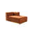 Amanda Orange Double Chaise Sectional