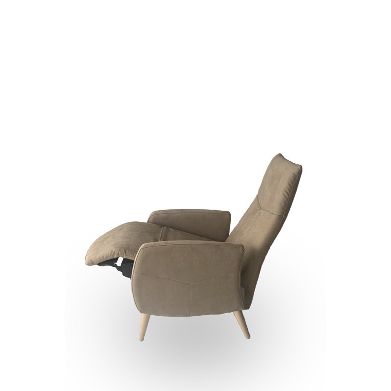 Anelisse 75cm Wide Rocker Standard Recliner, Brown