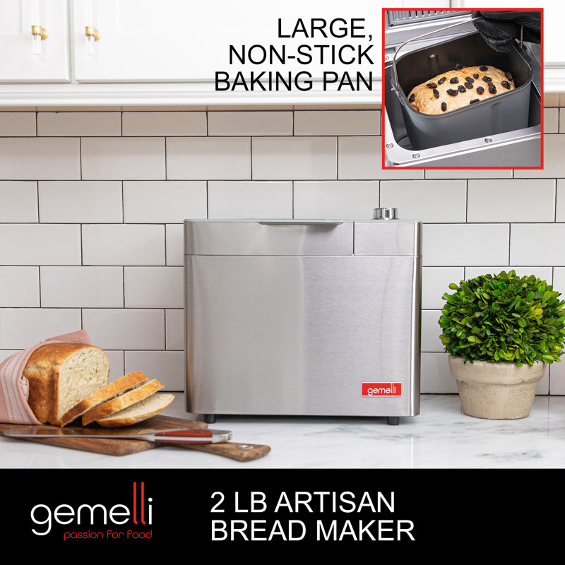 Gemelli 2 Lbs Bread Maker