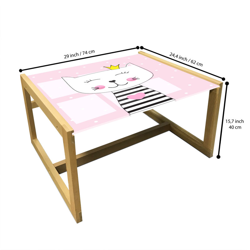 Jahnavi Sled Coffee Table, 62cm H x 74cm W x 40cm D