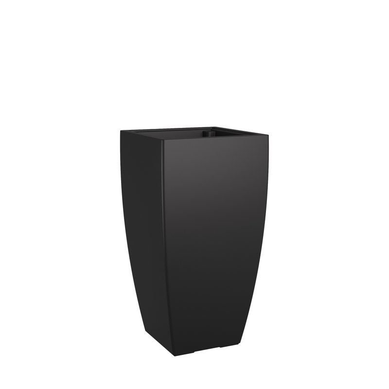 Mayne Kobi 38-Inch Self-Watering Tall Planter, Black, 38" H x 20" W x 20" D