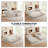 78.7" Large 5 in 1 Sofa Bed Convertible, No Tools Assembly Sleeper Sofa, Modern FrameLess Boneless Couch, Washable Corduroy Couch, Oversized for Small Space, 2 Pillows Included, White-220825746