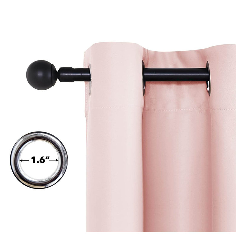 Blackout Curtain, Blush Pink