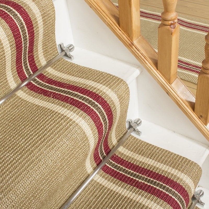 Runner Alpert Striped Hand Woven Indoor Area Rug, Runner 69cm x 750cm