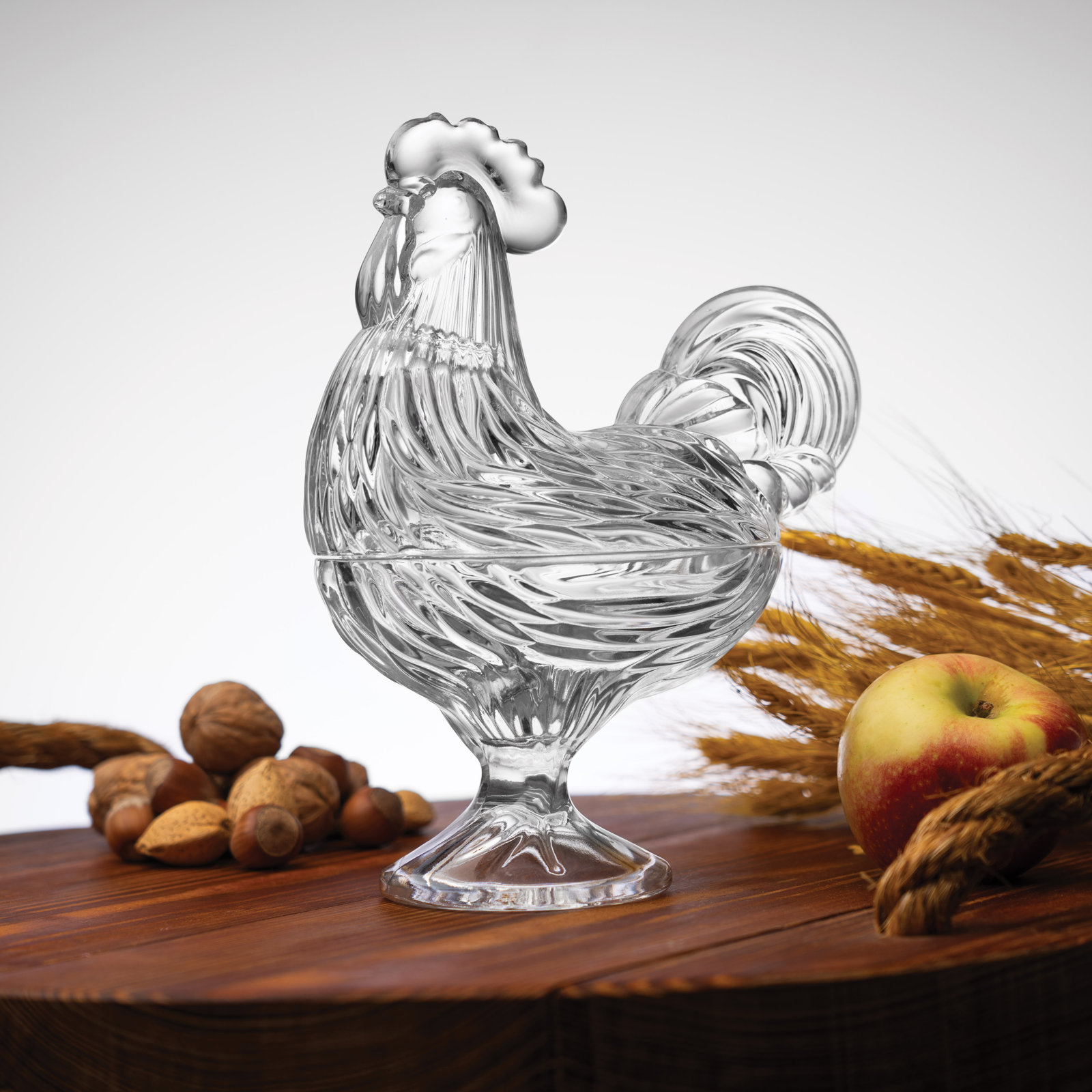 Harvest Rooster Candy Jar