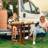 3Ft. Brown Rectangular Patio Folding Wood Table