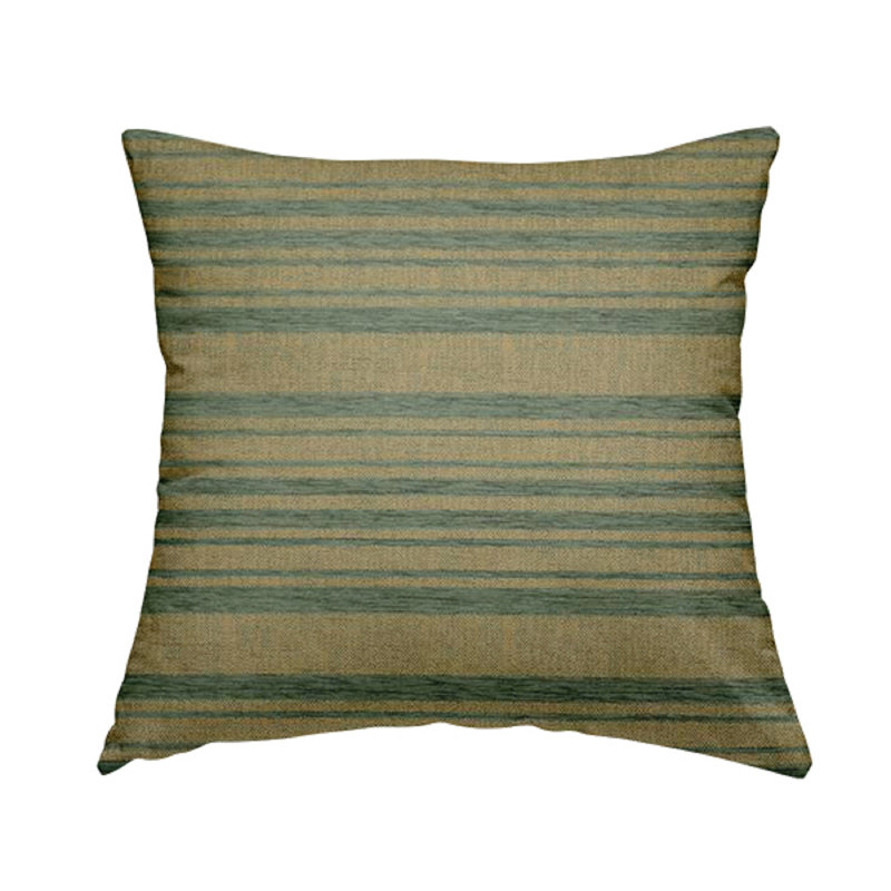 Langton Striped Square Cushion, 55cm H x 55cm W x 5cm D, Blue