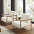 Friesen Upholstered Accent Armchair With Solid Wood Frame (Set of 2)