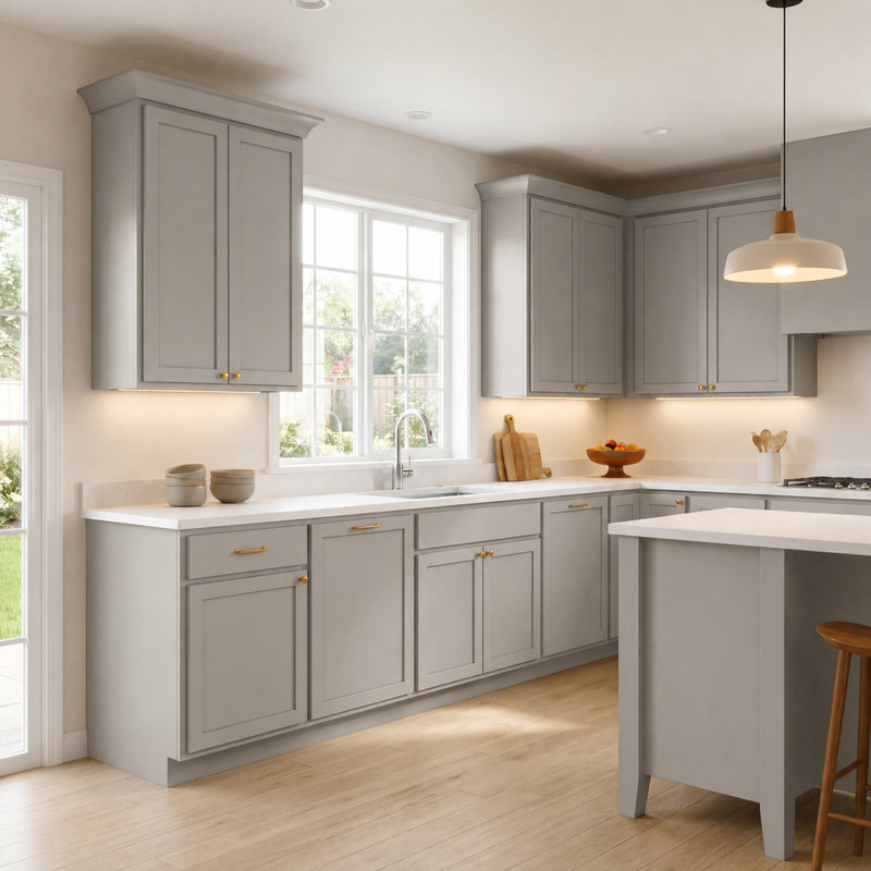 Dwelling Value Finish Chip, Evening Shadow/Nickel Glaze, Maple