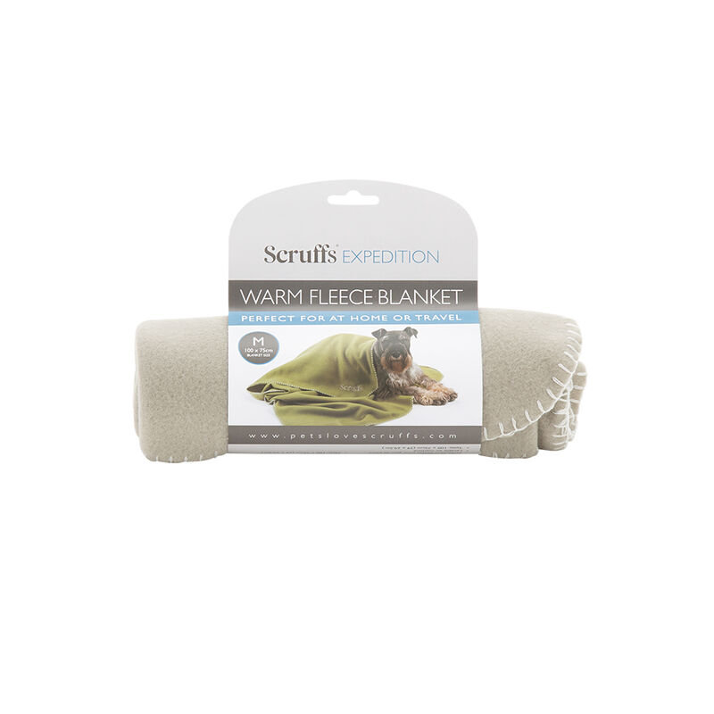 Fleece/Microfiber Pet Blanket, Storm Grey, 100cm x 75cm